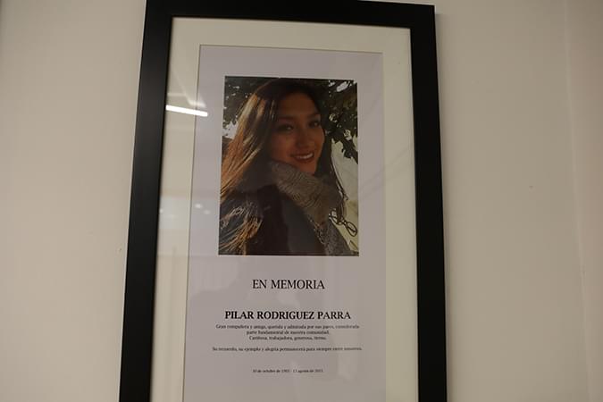 Cuadro en memoria de Pilar Rodríguez Parra 