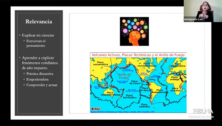 Pantallazo zoom del seminario