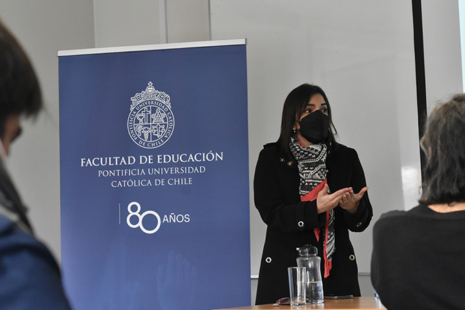 Carmen Gloria Zúñiga, académica Facultad Educación UC