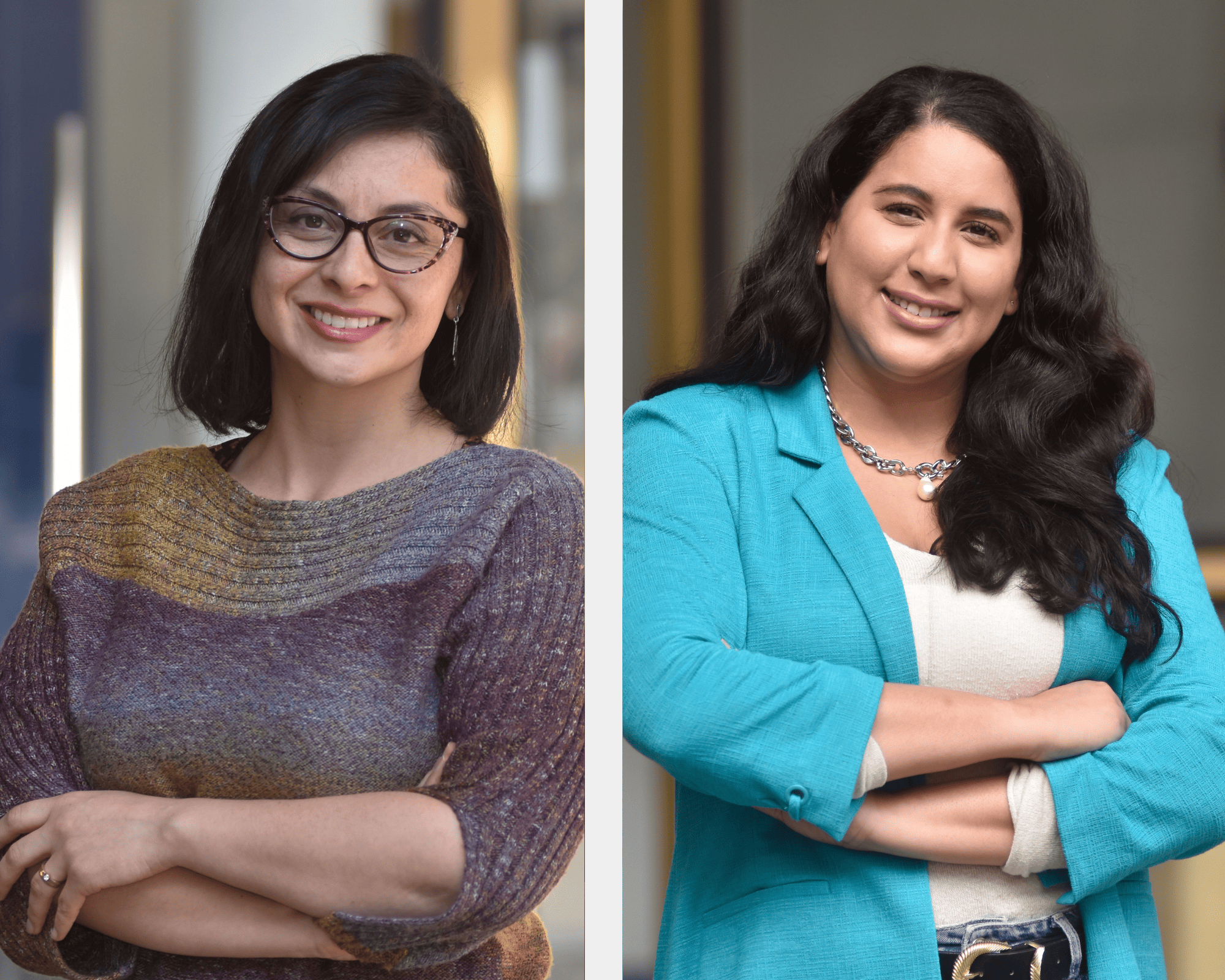 Académica Valeria Cabello y Carmen Taveras, estudiante de Doctorado en Educación UC.
